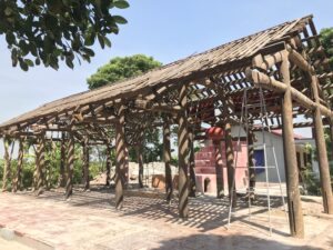 mối phá hoại kết cấu nhà gỗ ở thái thụy