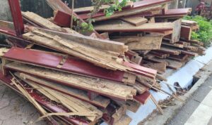 mối phá nát các bộ cửa gỗ ở hà nam